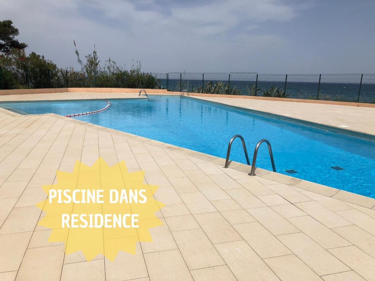 Studio Bord De Mer - Plage - Piscine - Wifi Santa-Lucia-di-Moriani Kültér fotó